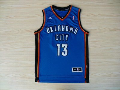 Maillot De Basket Oklahoma City Thunder James Harden 13 Tissus Sportif Fans Edition Bleu